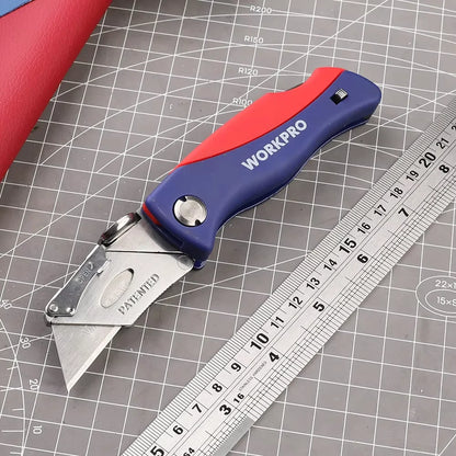EDCIMBA UK-PR3 WORKPRO Folding Knife 15 Blades Heavy Duty Stainless Steel Utility Cutter