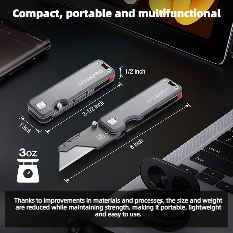 EDCIMBA UK-PR4 Titanium Alloy Multifunctional Utility Knife Portable