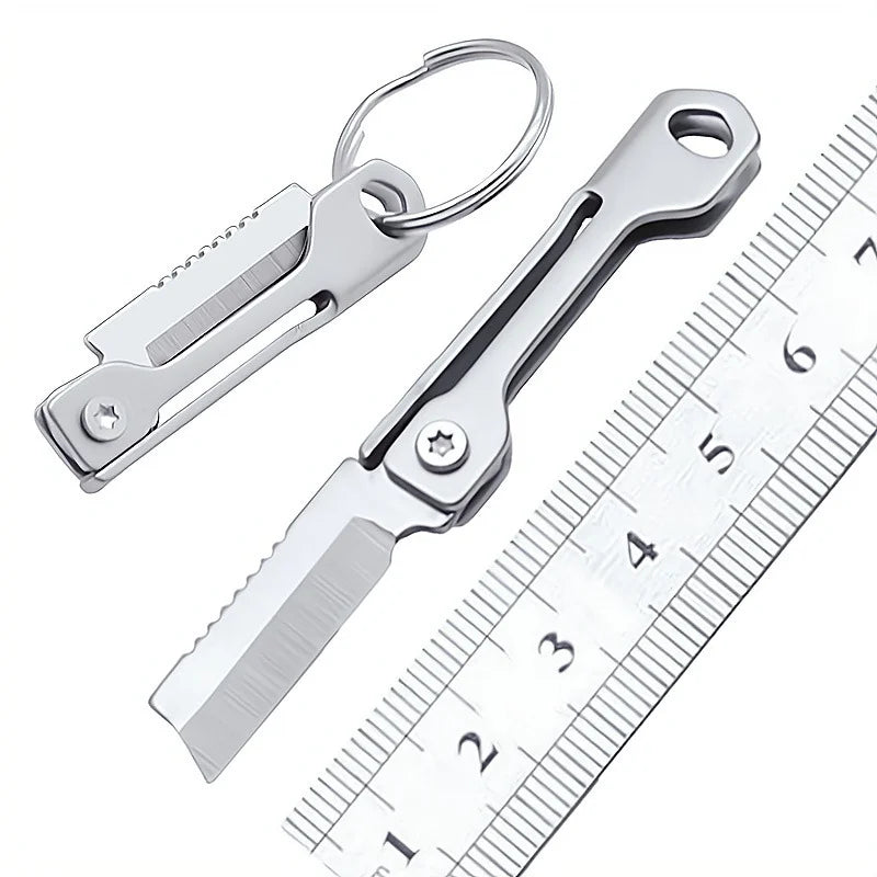 EDCIMBA KK-PR1 Stainless Steel Mini Folding Pocket Tool Keychain
