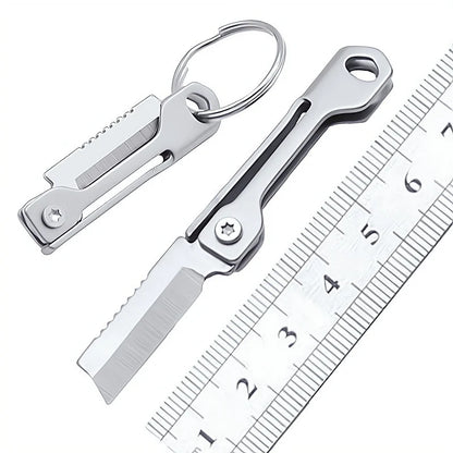 EDCIMBA KK-PR1 Stainless Steel Mini Folding Pocket Tool Keychain