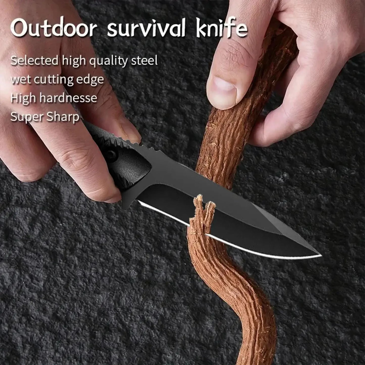 EDCIMBA FB-PR3 Strong Fixed Blade Camping Knife Full Tang