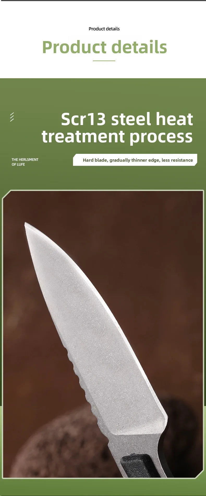 EDCIMBA FB-PR5 High-quality outdoor fixed pocket knife
