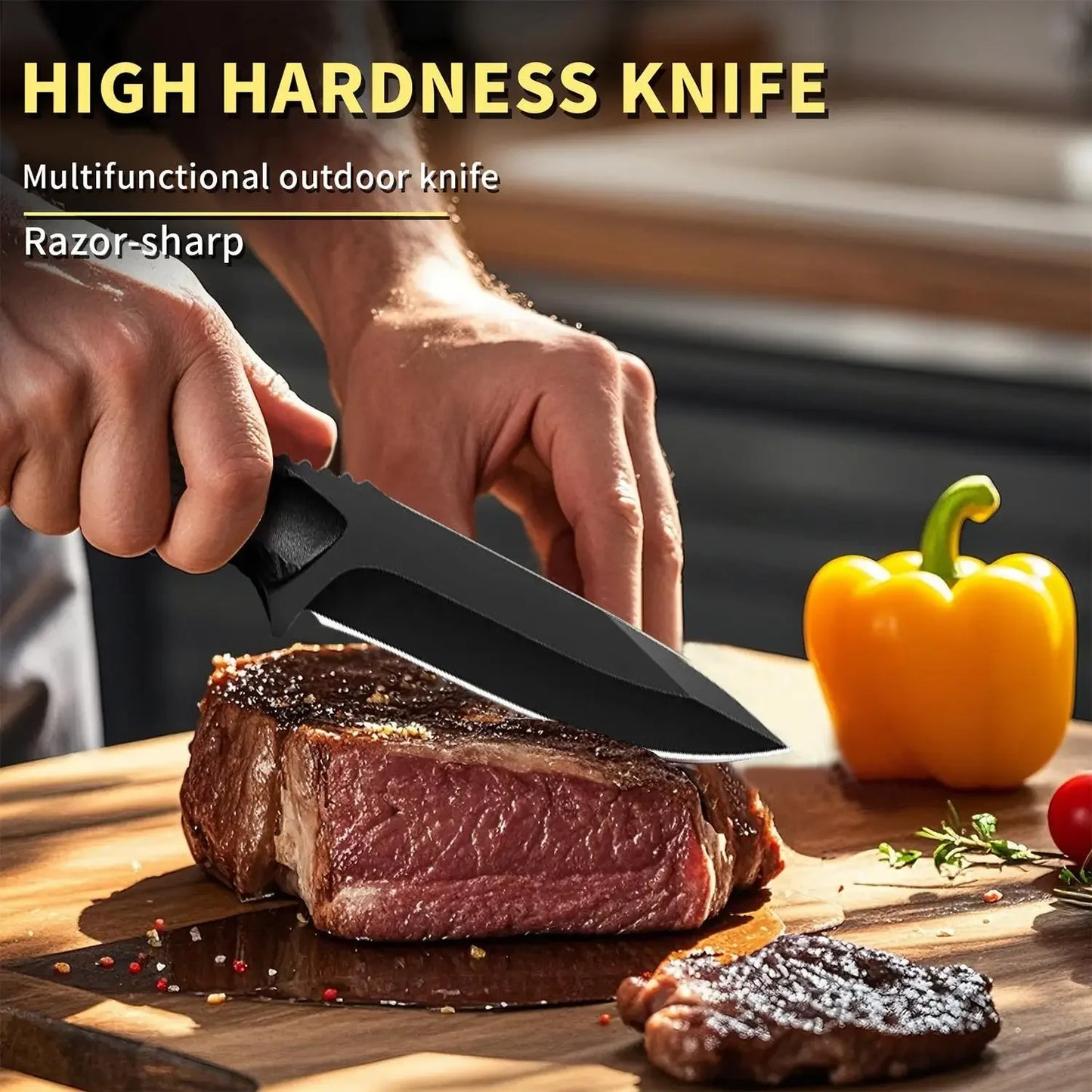 EDCIMBA FB-PR3 Strong Fixed Blade Camping Knife Full Tang