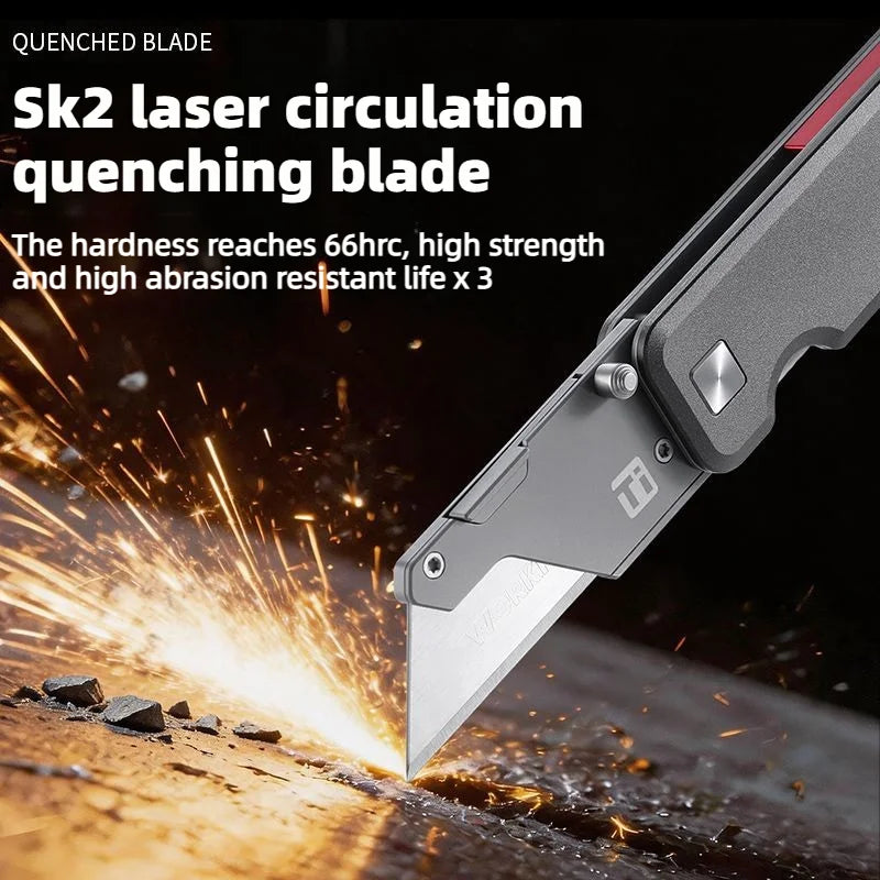 EDCIMBA UK-PR4 Titanium Alloy Multifunctional Utility Knife Portable