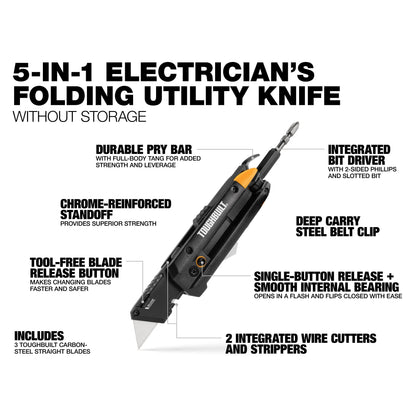 EDCIMBA UK-PR5 Electrician's Folding Utility Knife