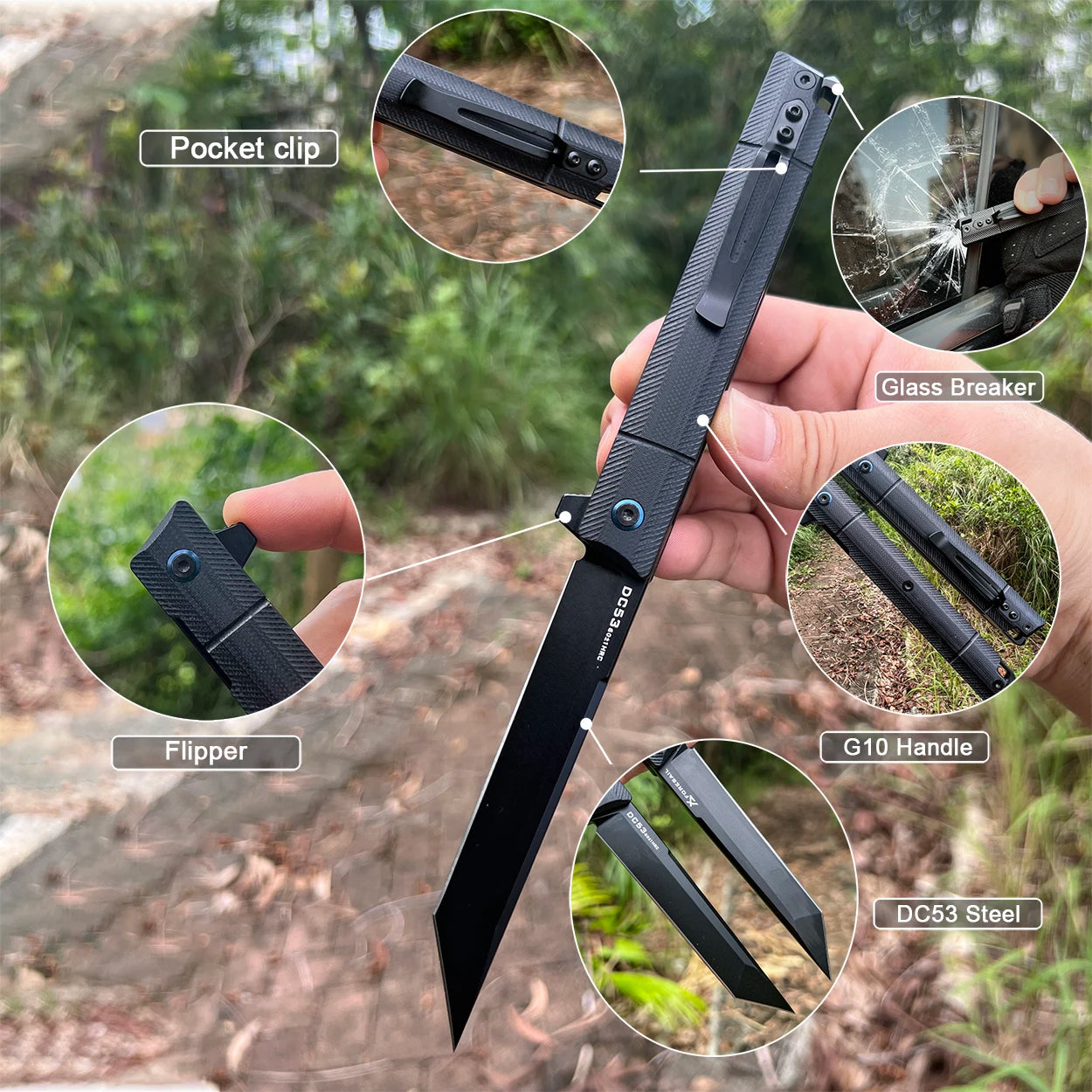 EDCIMBA FK-PR3 Folding Pocket Knife